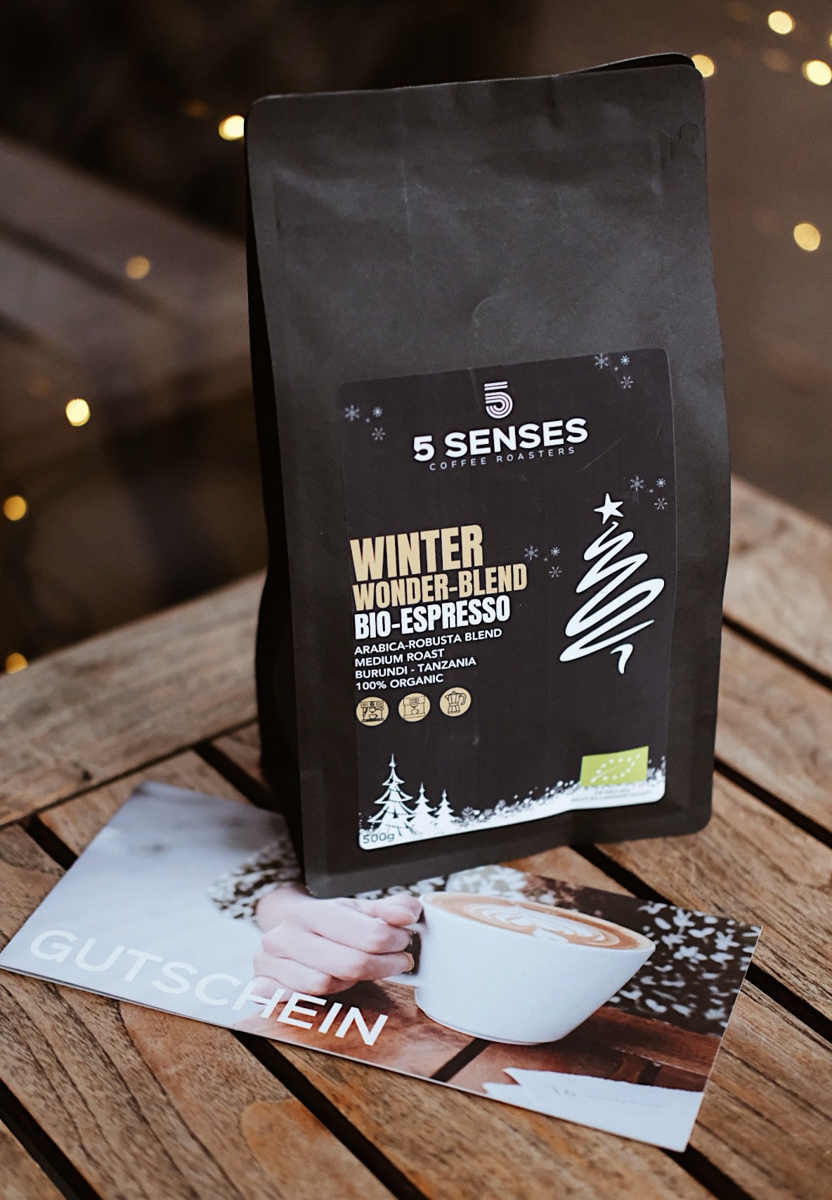 30€ Gutschein und 500g Winterwonderblend Bio-Espresso