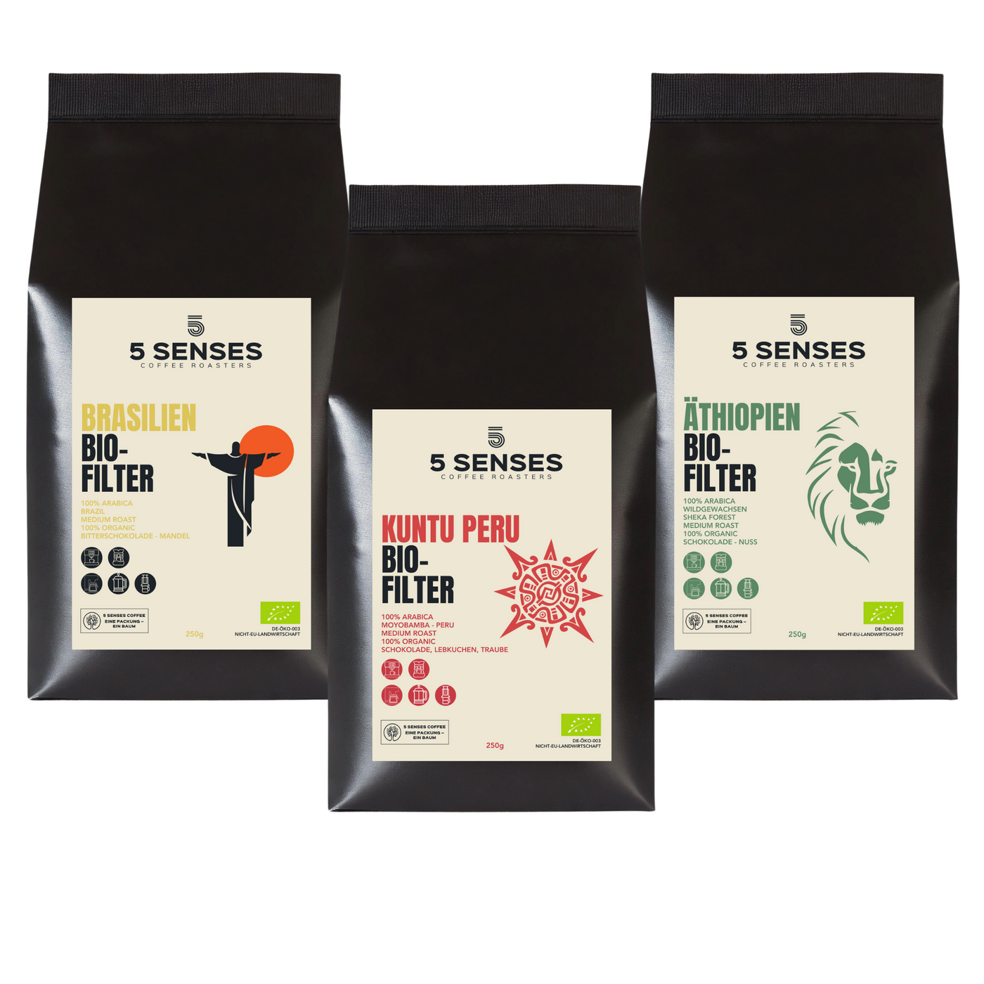 PROBIERPAKET FILTERKAFFEE 3ER SET