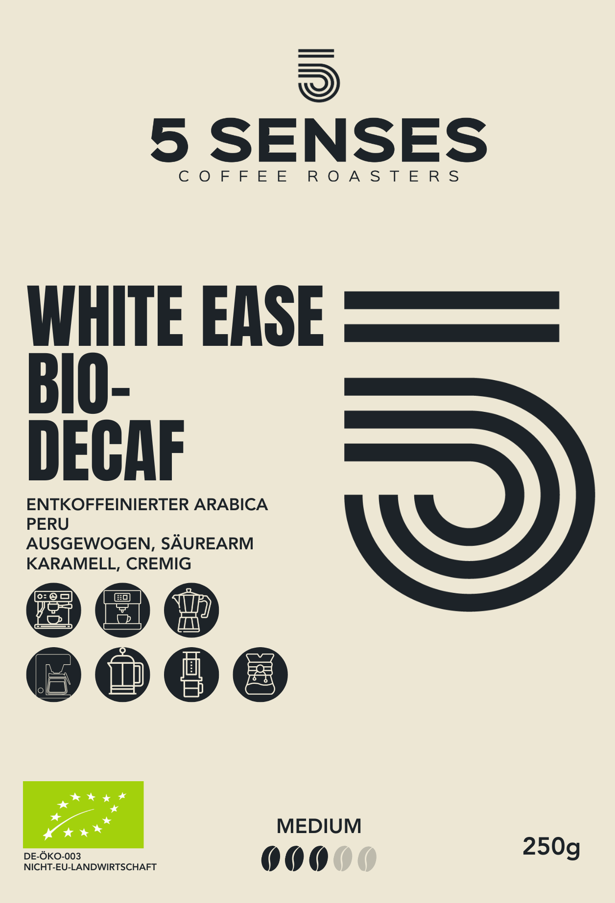 ORIGINALS WHITE EASE BIO-DECAF (PERU)