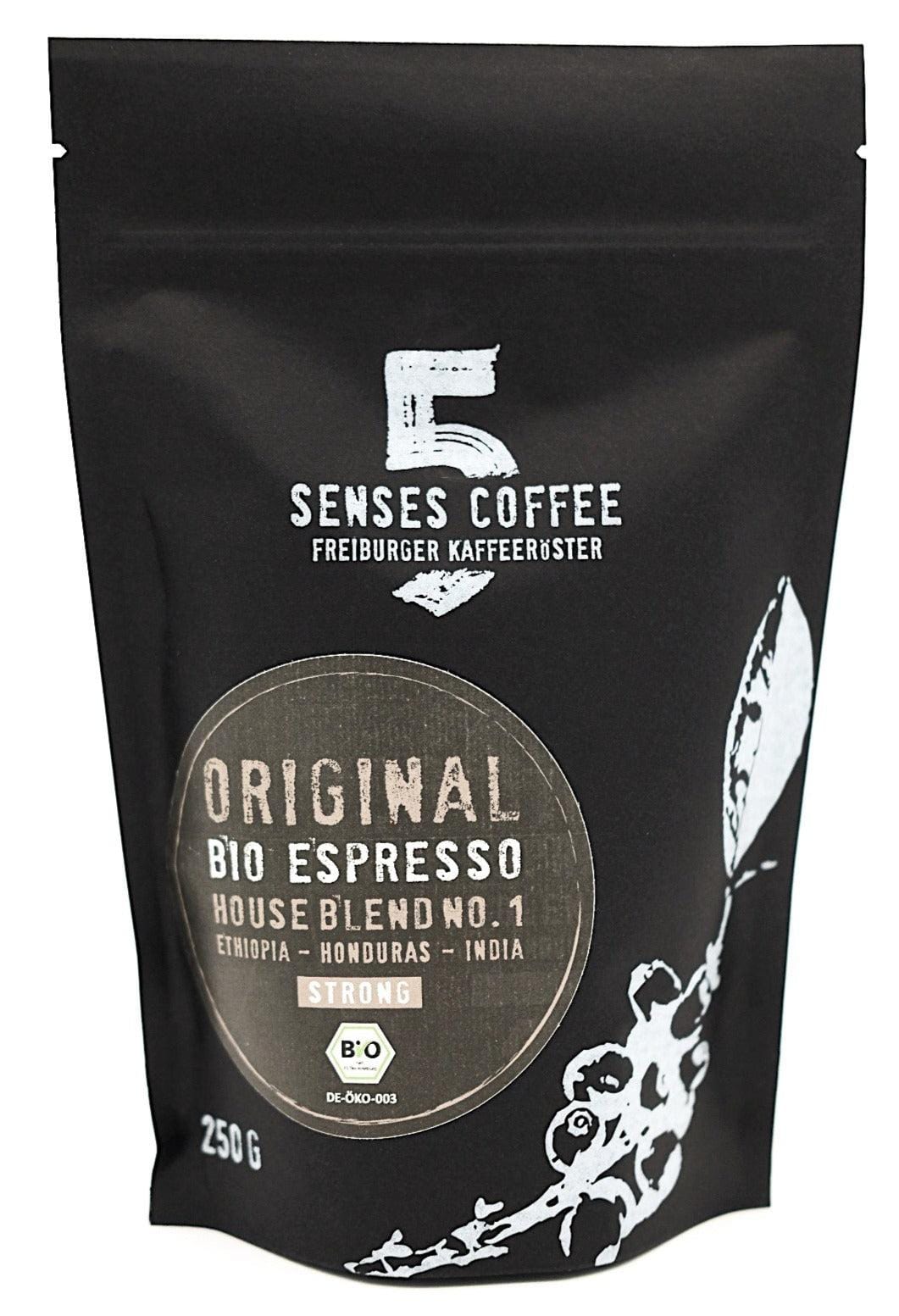 5 SENSES ORGANIC HOUSE BLEND NO. 1 (BIO) 5 Senses Coffee