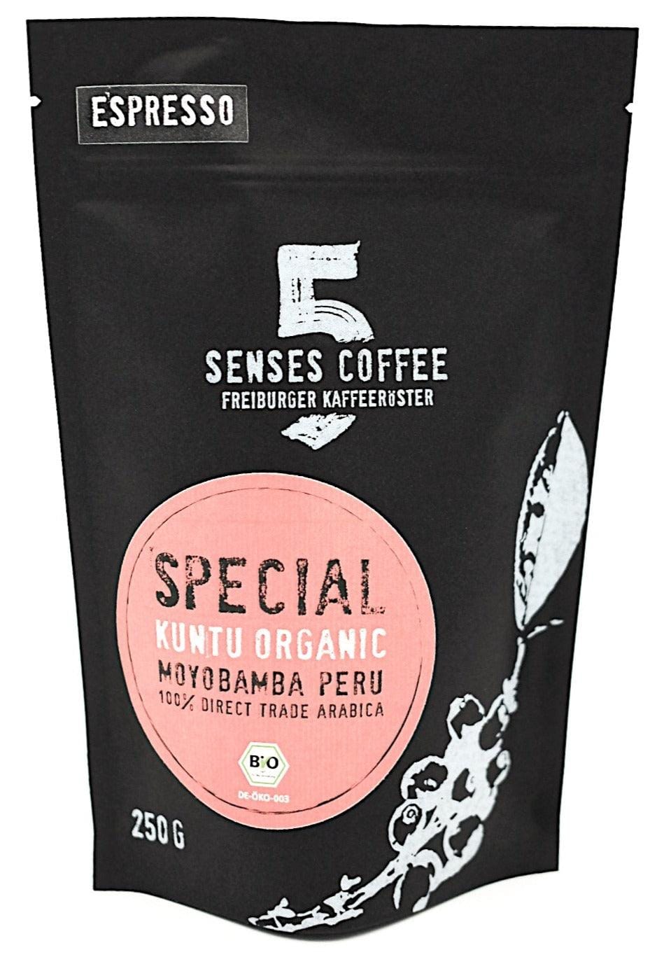 5 SENSES SPECIAL KUNTU PERU ESPRESSO (BIO) 5 Senses Coffee