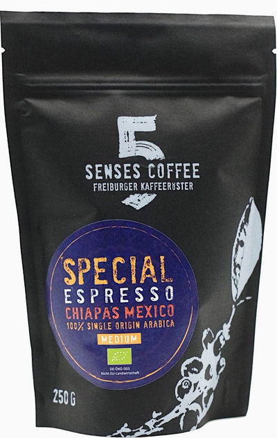 5 SENSES SPECIAL CHIAPAS MEXICO ESPRESSO (BIO) 5 Senses Coffee