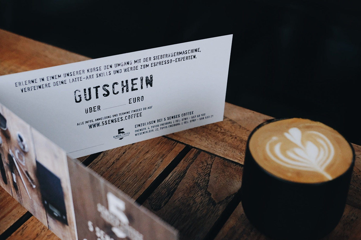 FLEX-GUTSCHEIN WORKSHOP 5 Senses Coffee