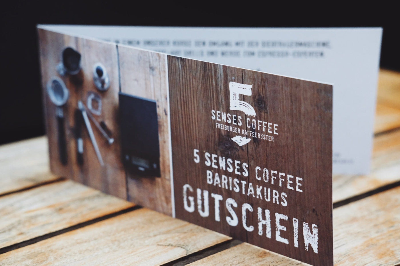 FLEX-GUTSCHEIN WORKSHOP 5 Senses Coffee